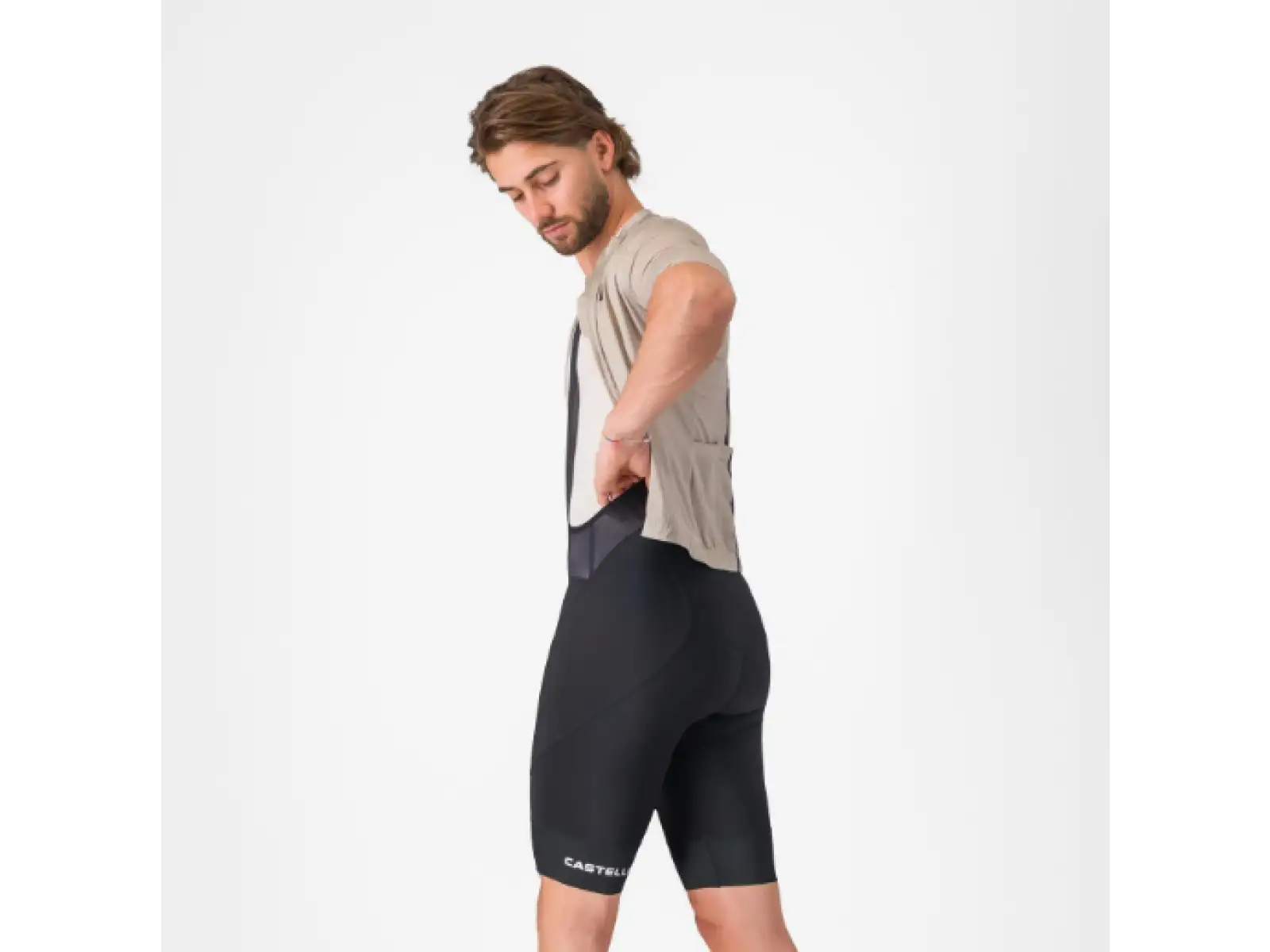 Castelli Endurance 4 pánske kraťasy s vložkou a trakmi Black