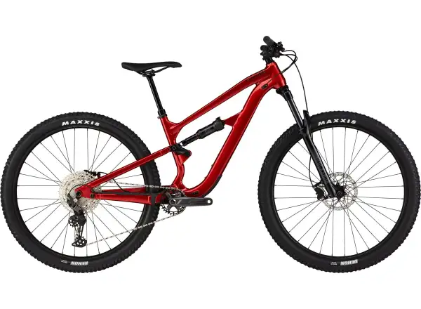 Cannondale Habit 4 celoodpružený horský bicykel Candy Red