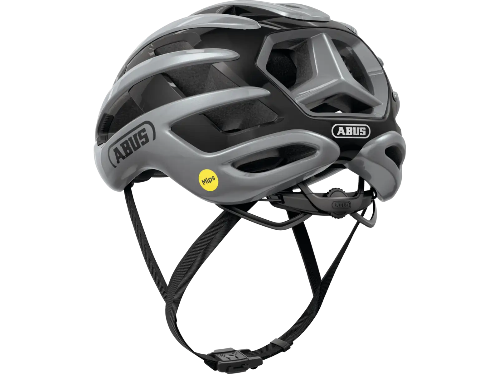 Abus AirBreaker 2.0 MIPS cestná prilba Graphite Silver