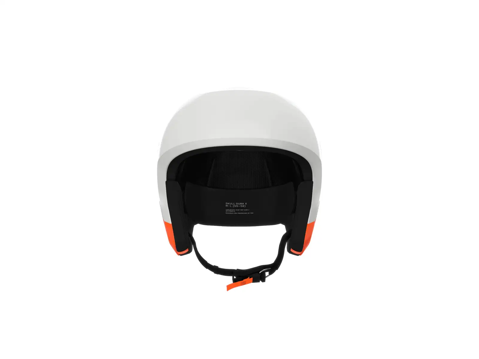 POC Skull Dura X MIPS lyžiarska prilba Hydrogen White/Fluorescent Orange