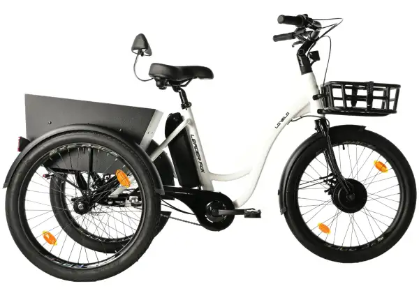 Leader Fox Lovelo elektro trojkolka biela