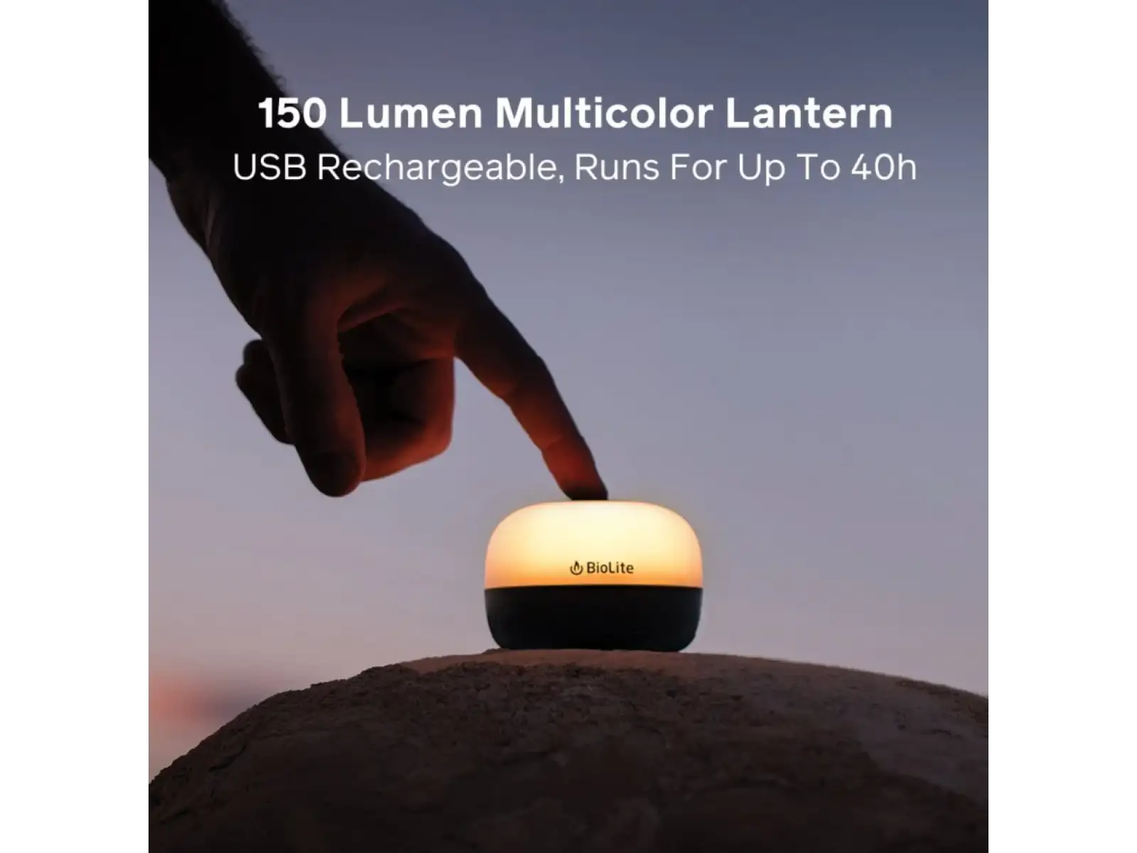 BioLite AlpenGlow Mini lucerna Charcoal