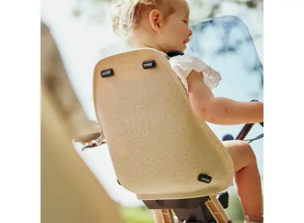 Urban Iki BIO detská sedačka predná s adaptérom na predstavec Oishi Beige/Bincho Black