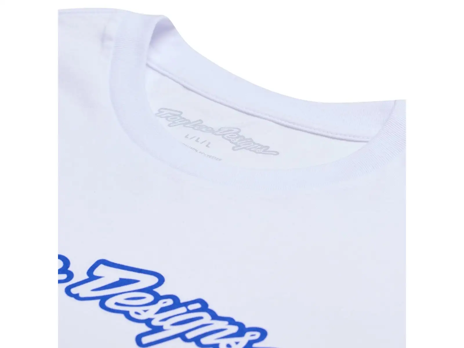 Troy Lee Designs Signature pánske tričko krátky rukáv White