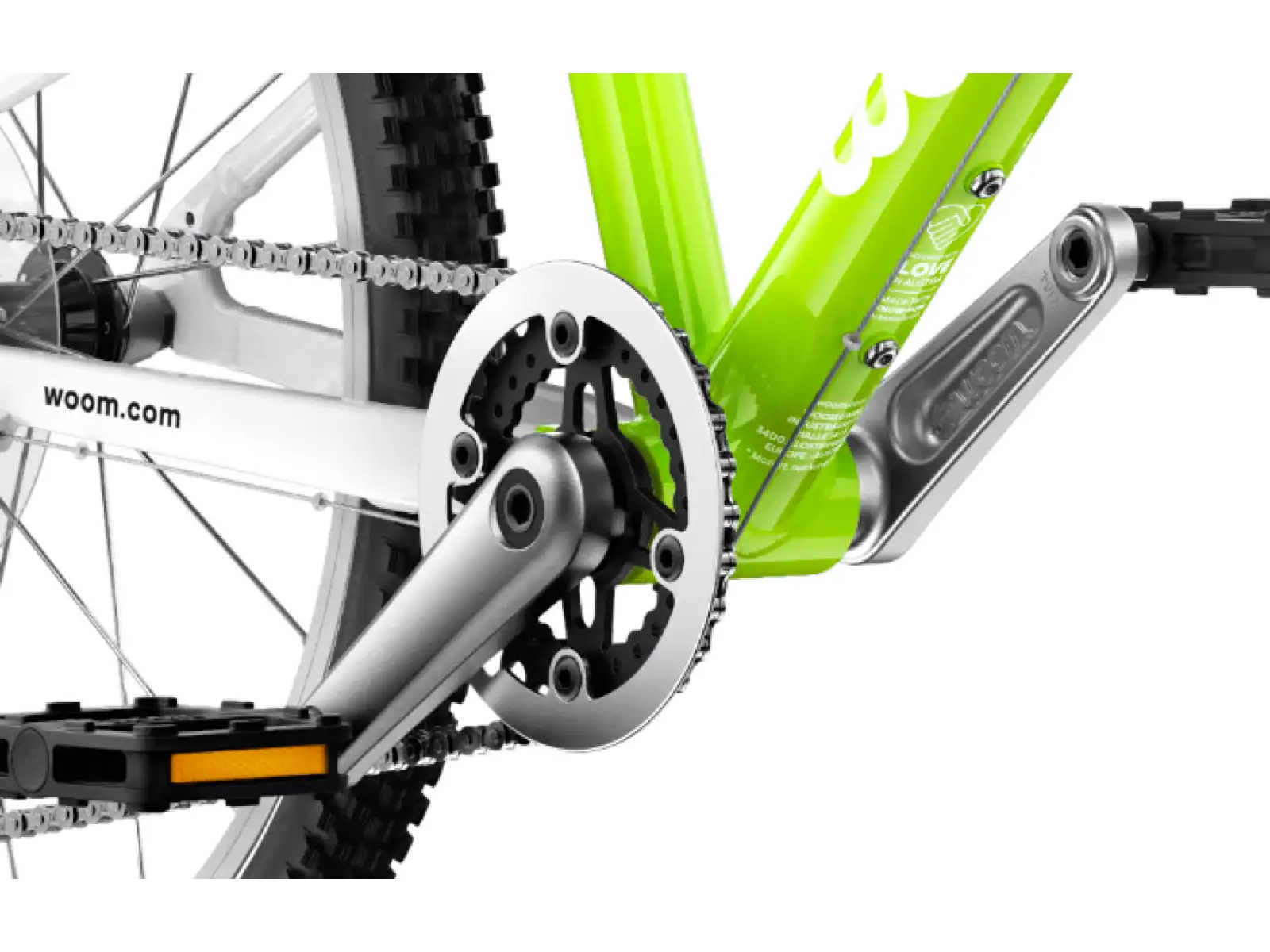 Woom 4 Lizard Lime 20 detský bicykel
