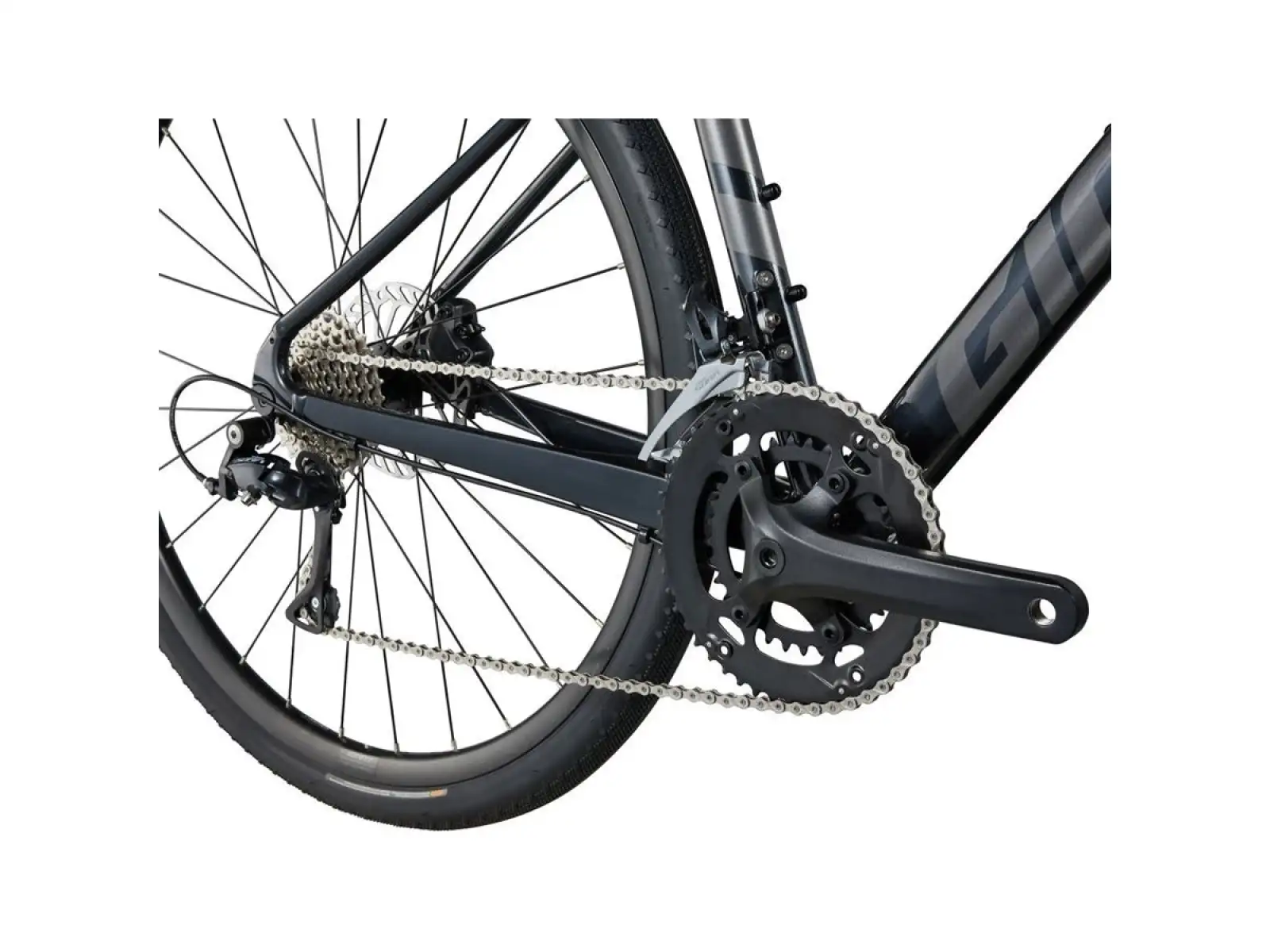 Giant FastRoad AR 2 fitness bicykel metallic black