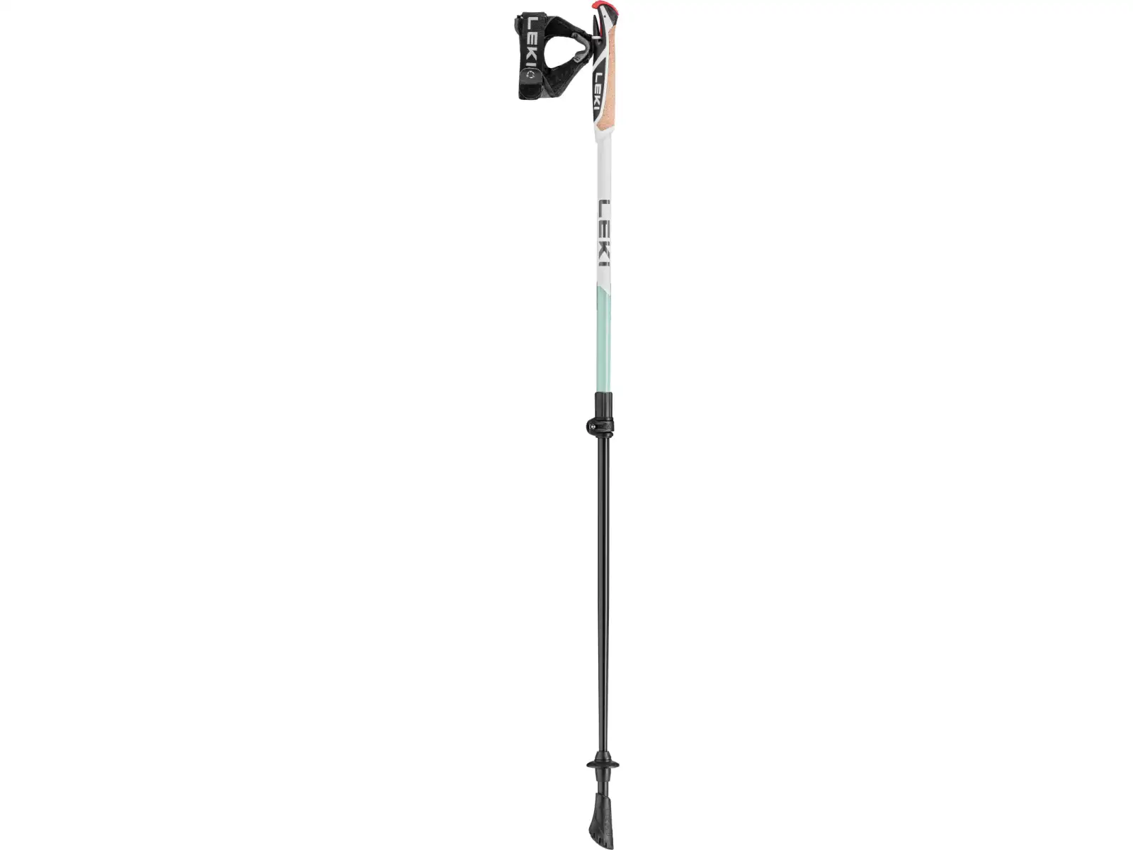 Leki Spin Shark trekingové palice White/SmokeGreen vel.100-130 cm
