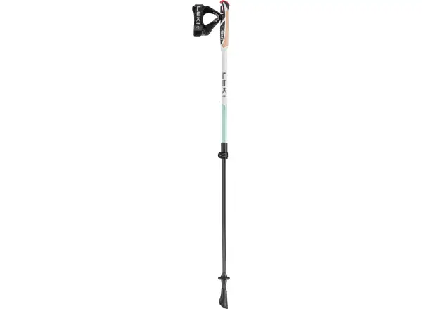 Leki Spin Shark trekingové palice White/SmokeGreen vel.100-130 cm
