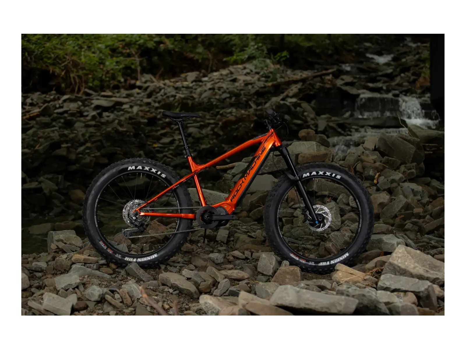 Rock Machine VYÖRY e90-26 fatbike elektrobicykel Metallic Orange/Black VZORKA