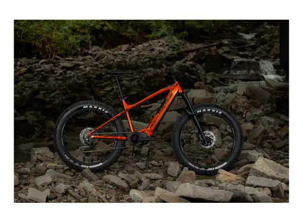 Rock Machine VYÖRY e90-26 fatbike elektrobicykel Metallic Orange/Black VZORKA
