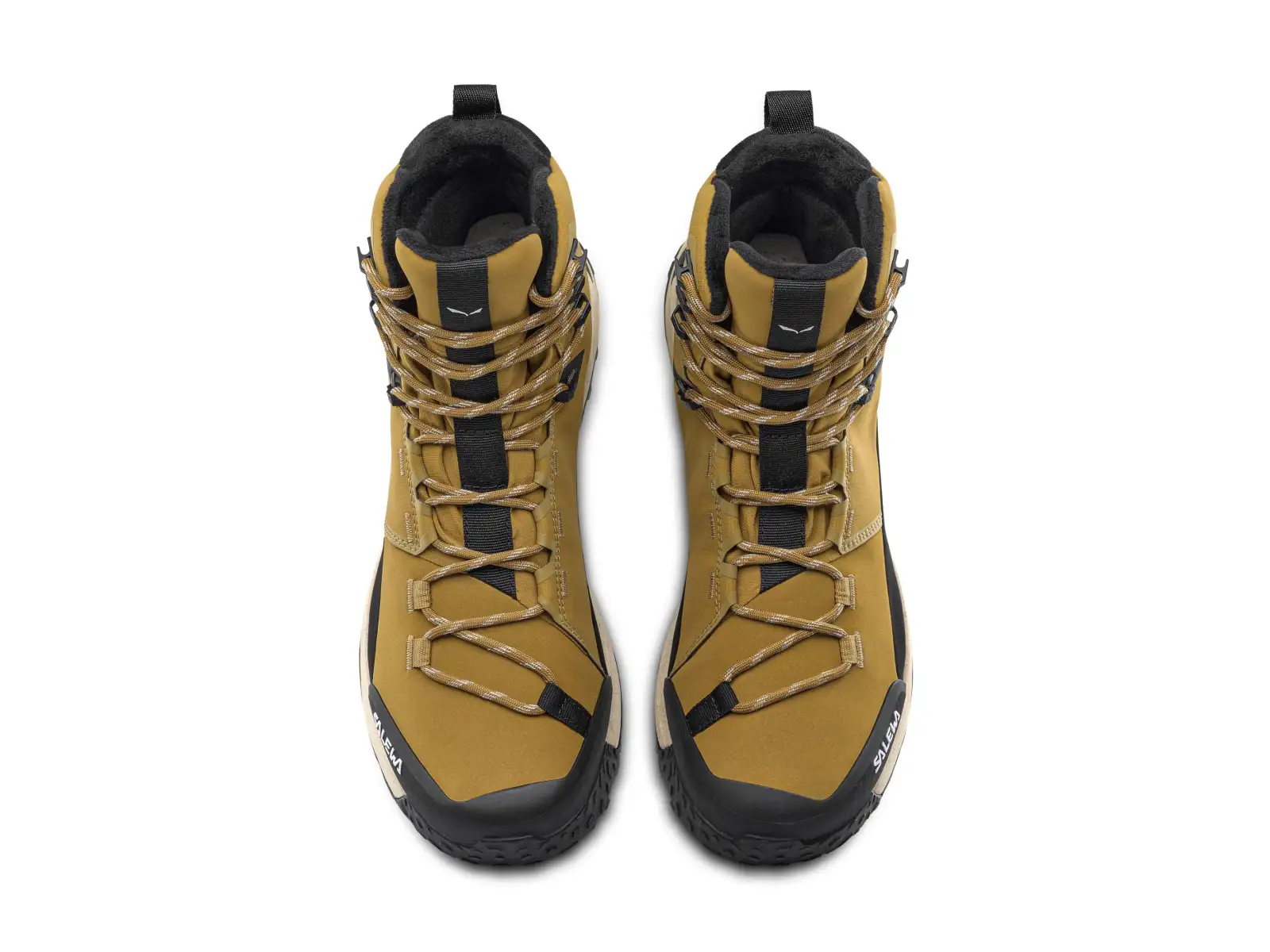 Salewa Puez Winter Mid PTX pánske topánky Golden Brown / Black