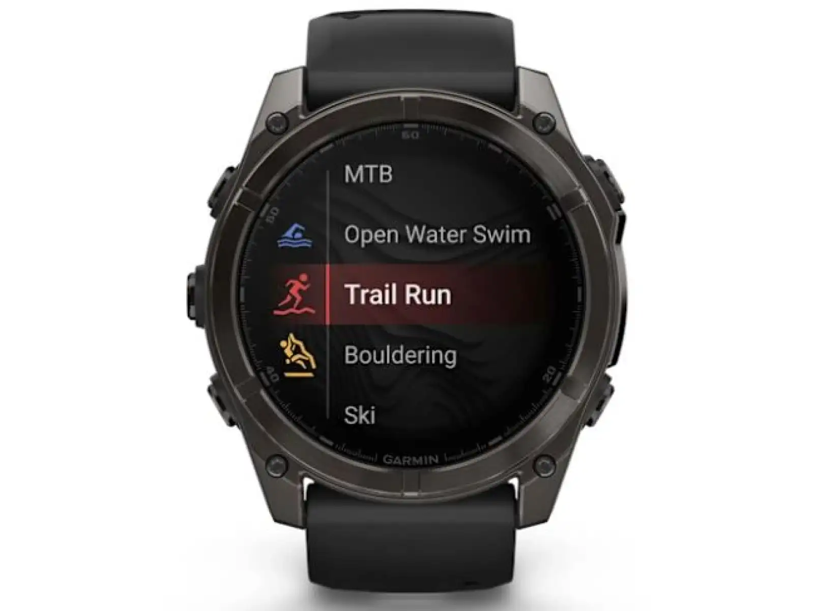 Garmin fenix 8 - 51 mm AMOLED Sapphire inteligentné hodinky Carbon DLC Titanium Black/Gray