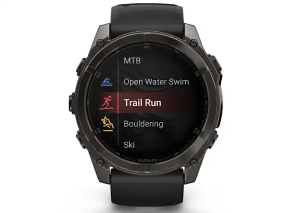 Garmin fenix 8 - 51 mm AMOLED Sapphire inteligentné hodinky Carbon DLC Titanium Black/Gray