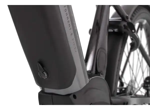 Rock Machine Torrent e50-29 B trekingové elektrokolo Touring/Gloss Black/Grey