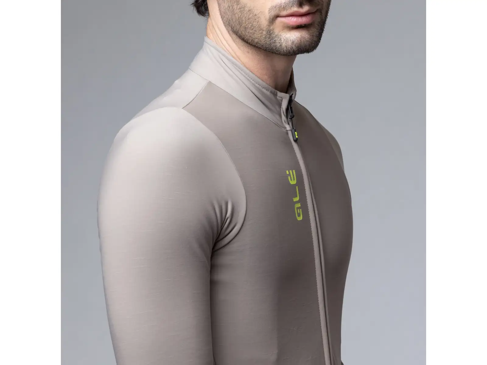 Alé Pragma Fondo 3.0 pánsky zateplený dres dlhý rukáv Rope Grey