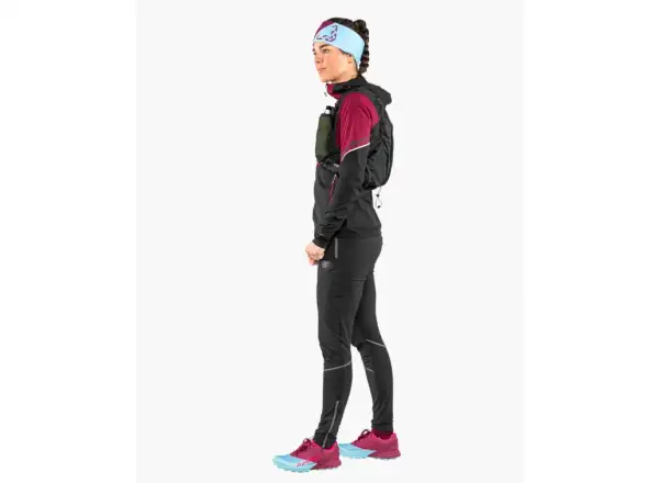 Dynafit Alpine Hybrid dámske bežecké nohavice Black Out/Magnet