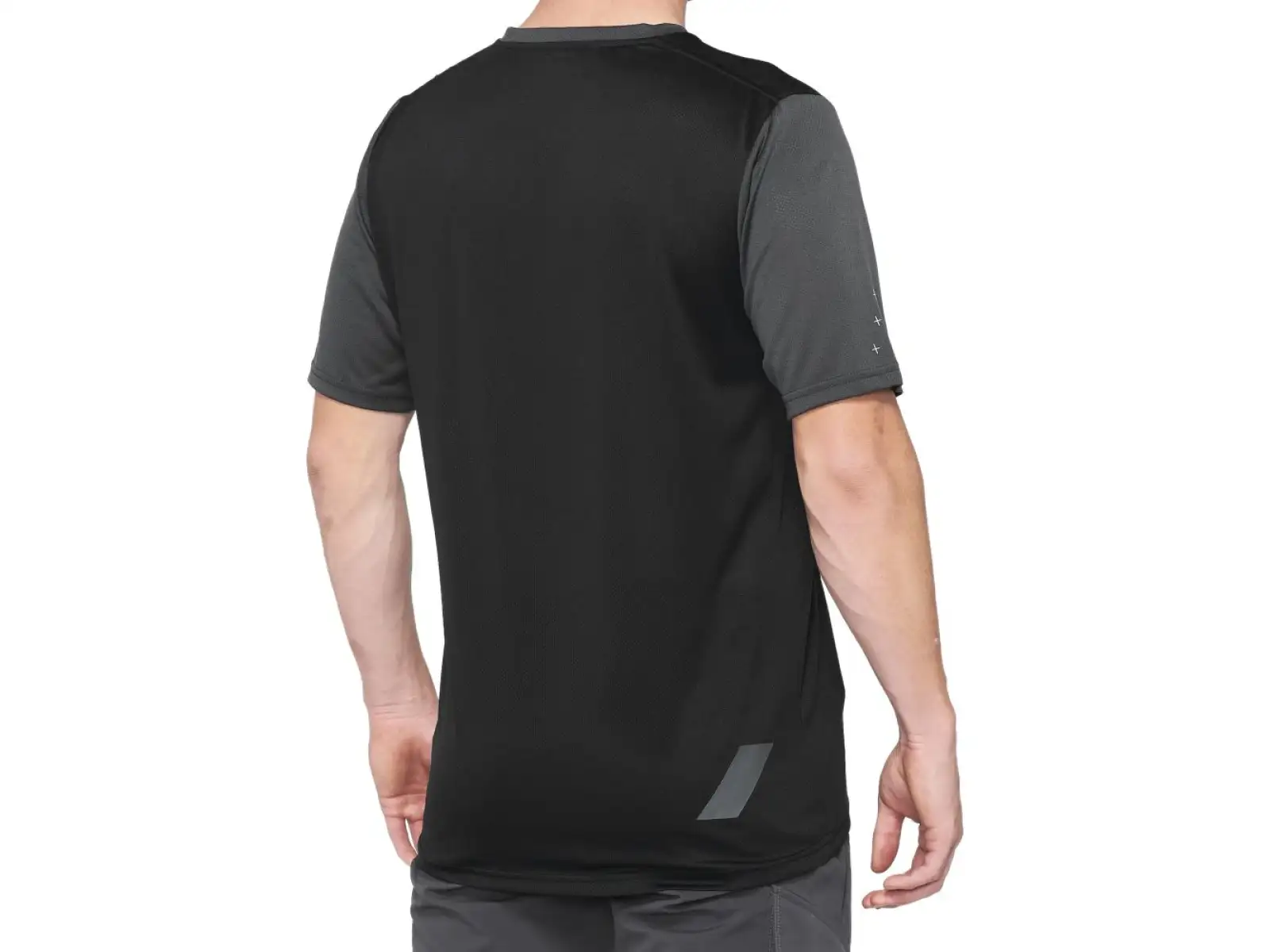 100% Ridecamp pánsky dres s krátkym rukávom Black/Charcoal