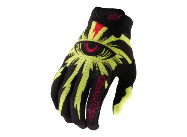 Troy Lee Designs Air rukavice Cyclops Black/Flo Yellow