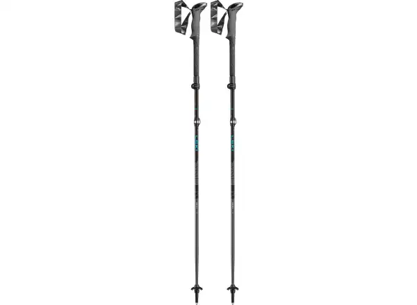 Leki Makalu FX trekingové palice Petrol/Black/Silver veľ. 110-130 cm