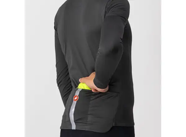 Castelli Squadra Stretch pánska vesta yellow fluo/dark gray