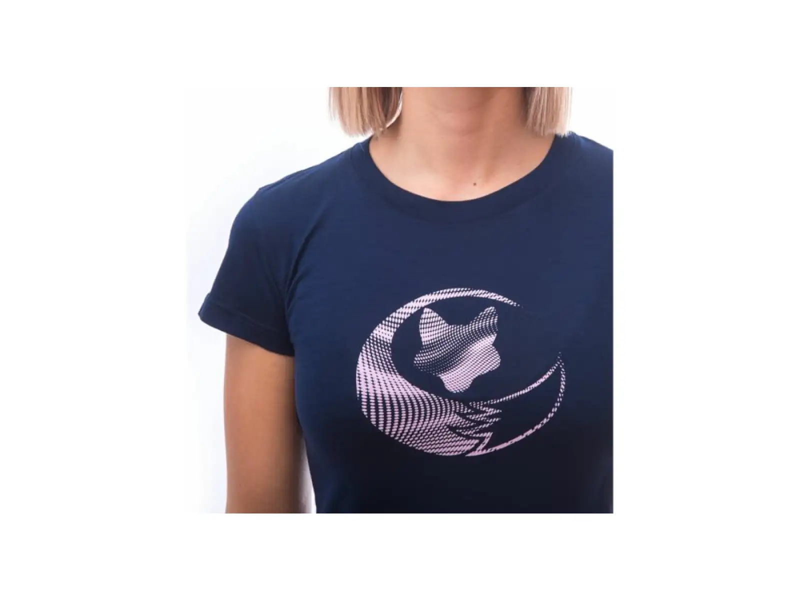 Sensor Merino Active PT Fox dámske tričko krátky rukáv Deep Blue