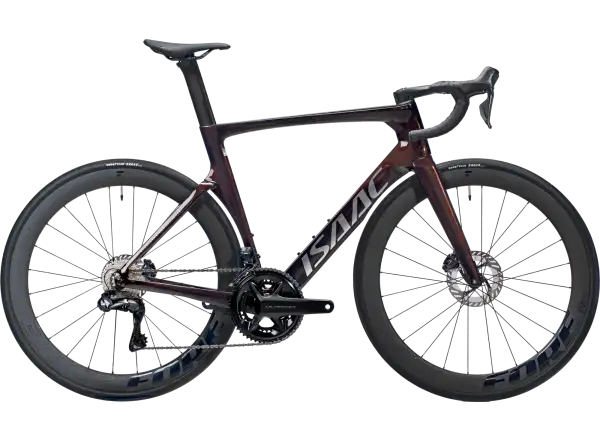 Isaac Meson 105 Di2 cestný bicykel Ruby Red