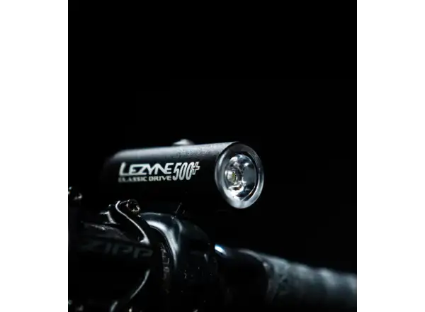 Lezyne Classic Drive 500+ Front predné svetlo Satin Black