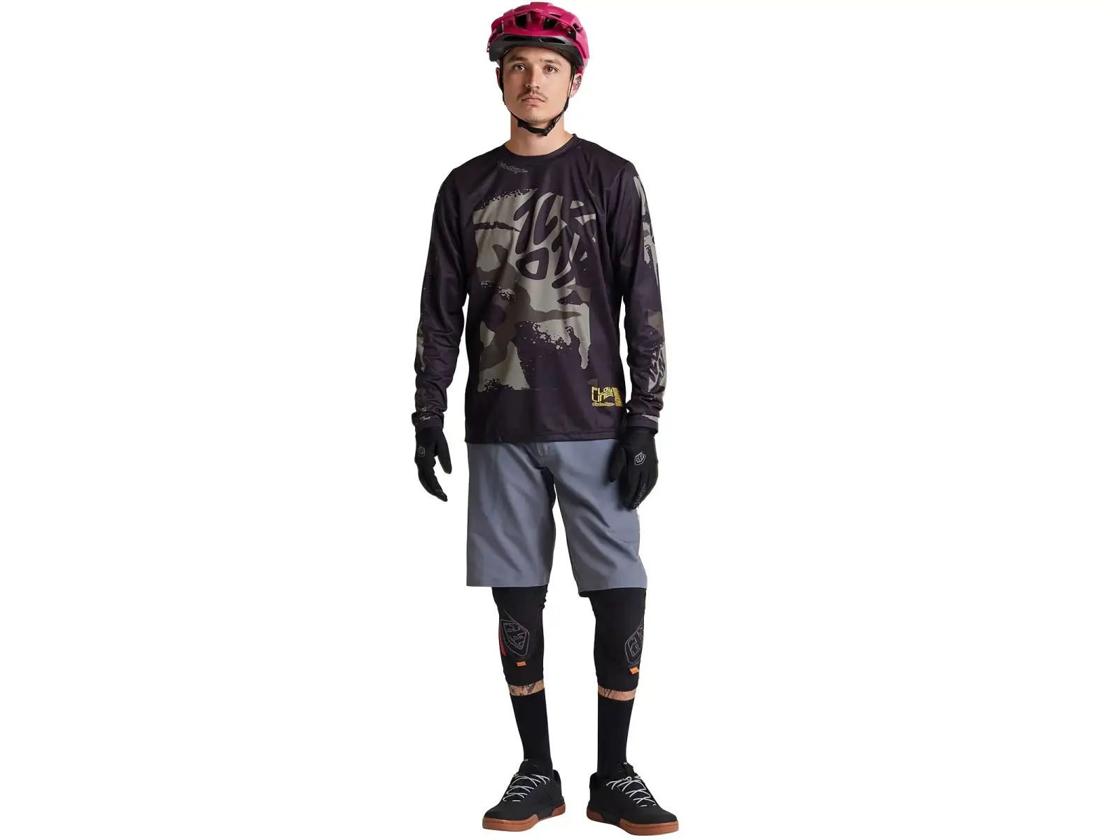 Troy Lee Designs Flowline Confident dres s dlhým rukávom Black