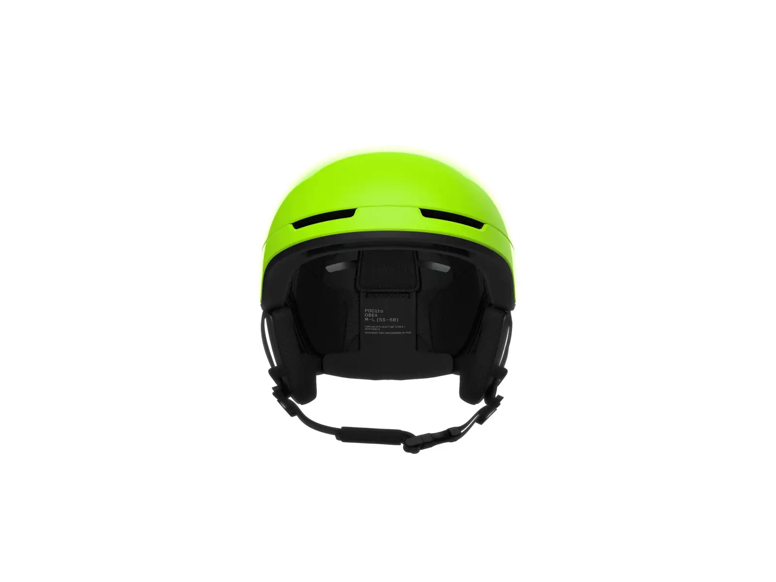 POC POCito Obex detská lyžiarska prilba Fluorescent Yellow/Green