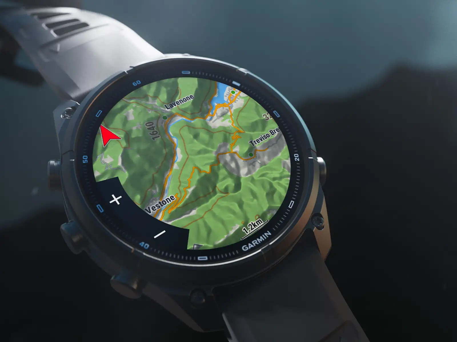 Garmin fenix 9 Pro inReach 43 mm inteligentné hodinky Autumn gold titanium/Cream/french gray
