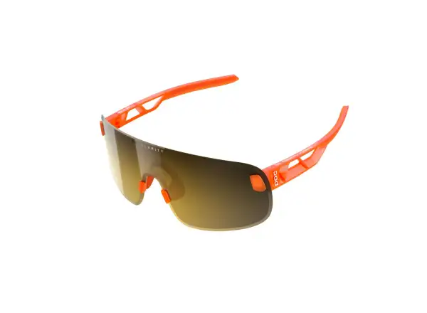 Cyklistické okuliare POC Elicit Fluorescent Orange Translucent