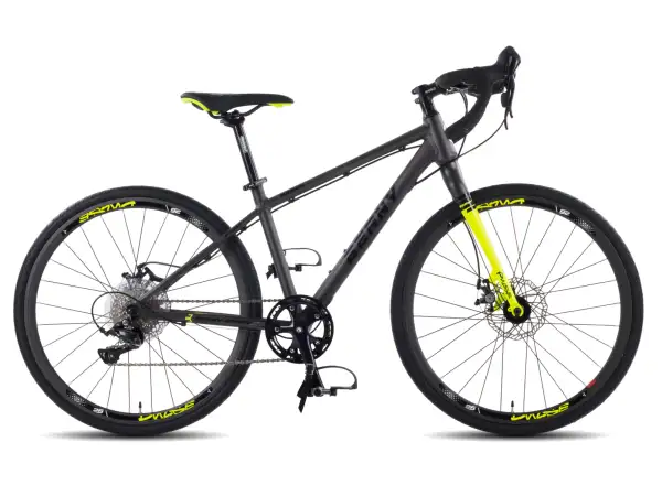 Beany Pulse 26 detský gravel bicykel neon yellow