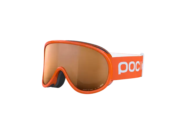 POC POCito Retina detské lyžiarske okuliare Fluorescent Orange/Partly Sunny Light Orange