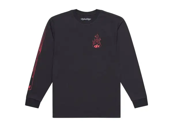 Troy Lee Designs Torched tričko s dlhým rukávom Carbon