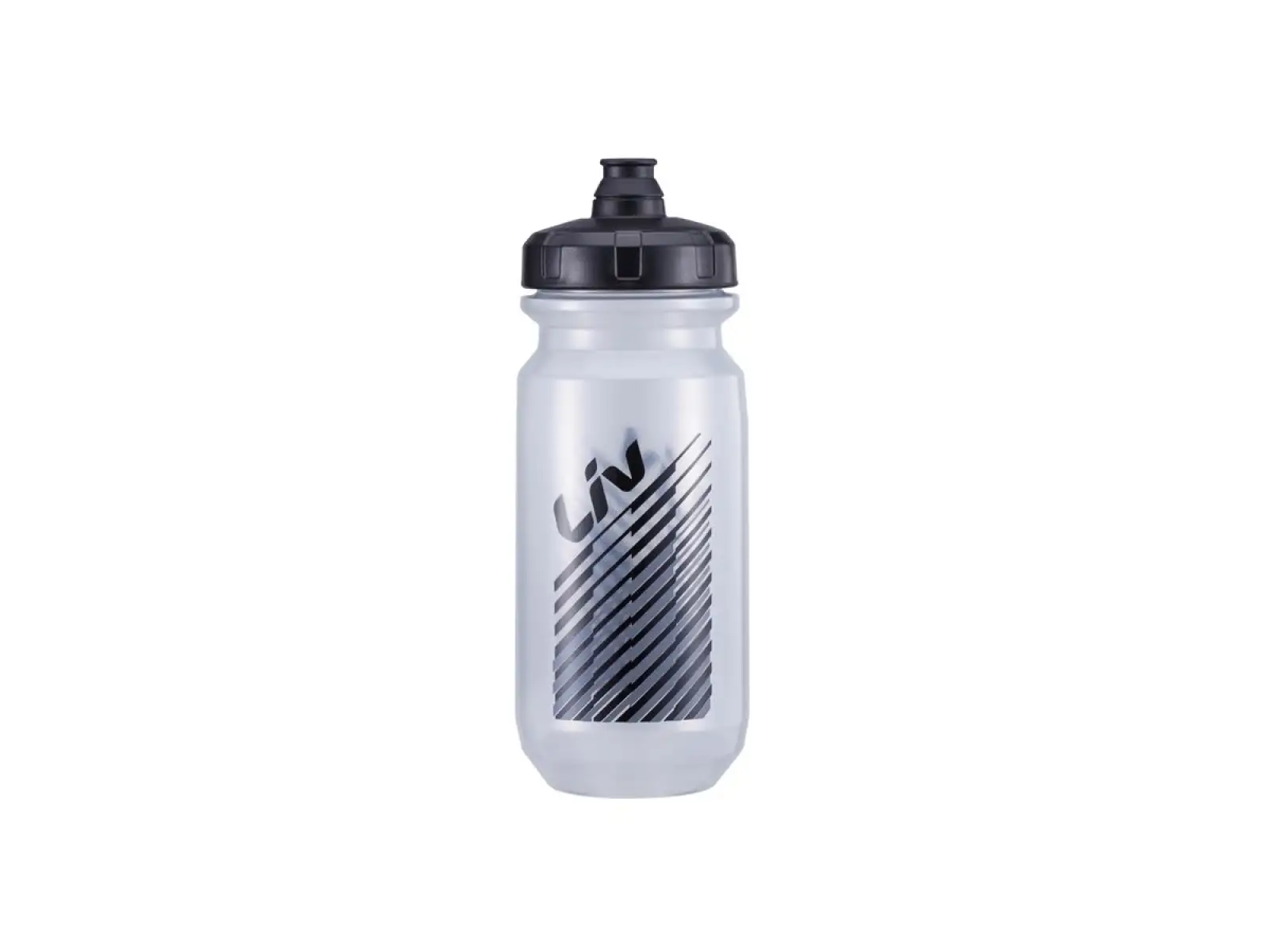 Liv Doublespring fľaša 600 ml transparent/black