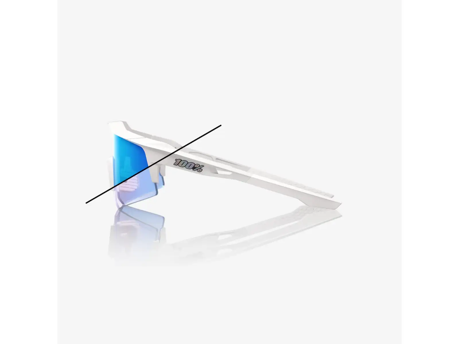 100% Speedcraft okuliare XS LE Bastille Blue Mirror Photochromic