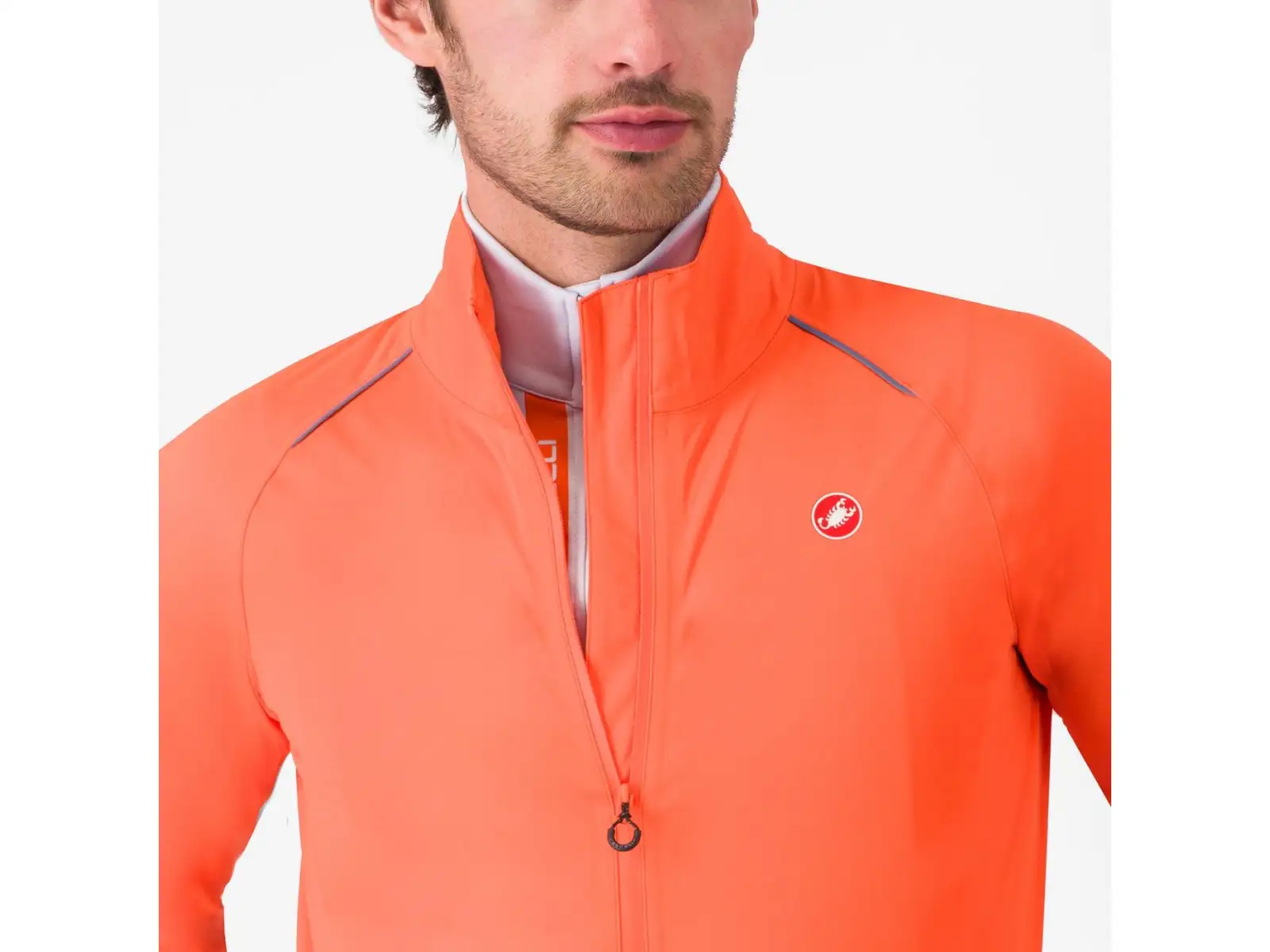 Castelli Emergency 3 Rain Jacket pánska bunda Brilliant Orange