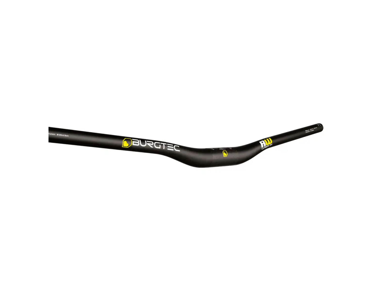 Burgtec Ride Wide Carbon DH MTB riadidlá 35/800 mm čierna