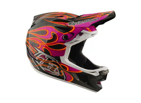 Troy Lee Designs D4 Carbon MIPS prilba Torched Carbn/Magenta