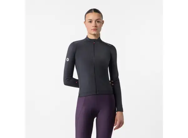 Castelli Espresso Thermal 2 dámsky dres dlhý rukáv Black/White
