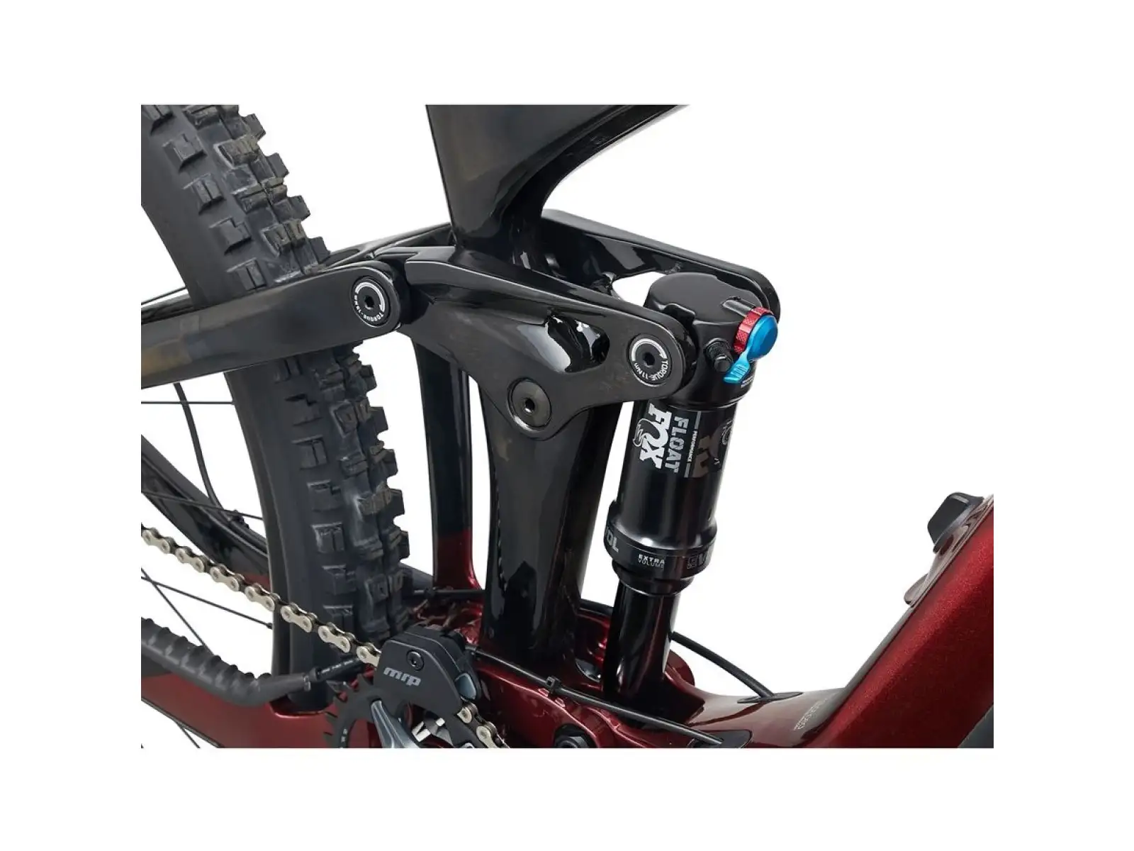 Giant Reign Advanced 2 celoodpružený horský bicykel Sangria/Carbon