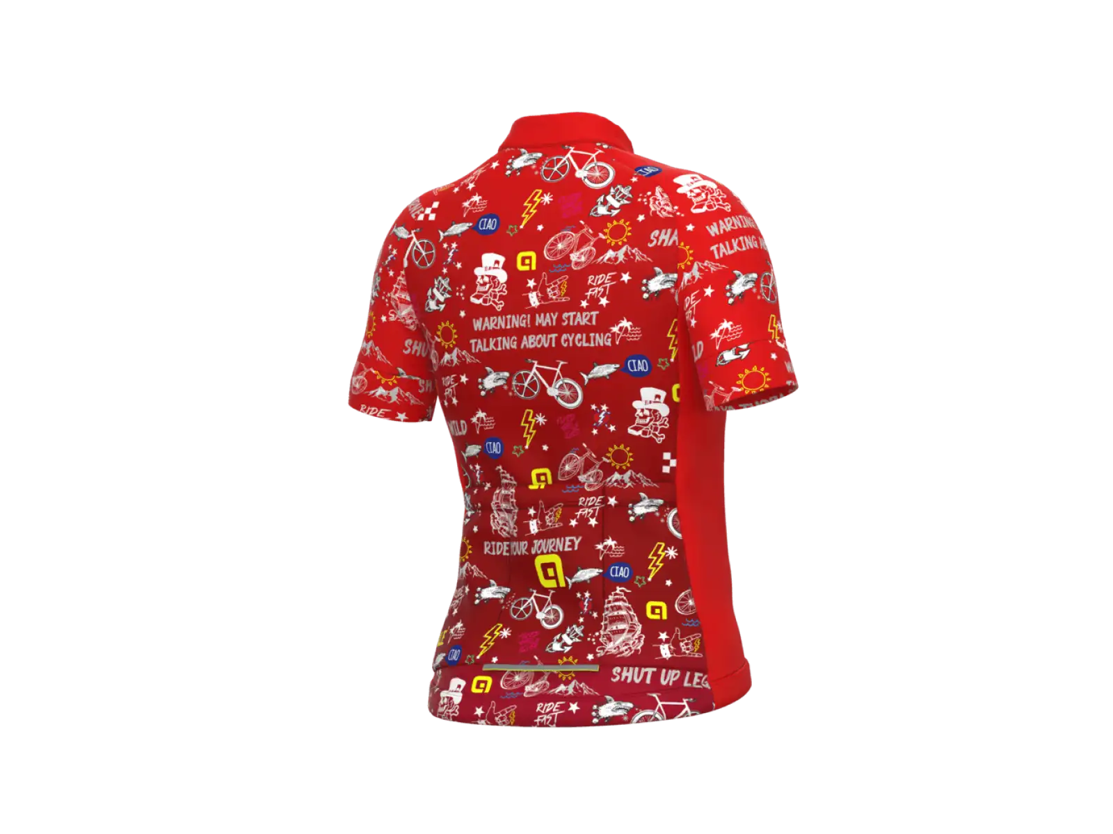 Alé Kids Vibes detský dres krátky rukáv Red
