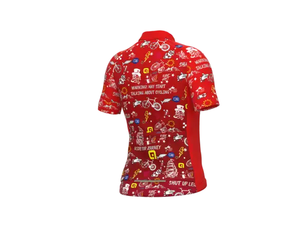 Alé Kids Vibes detský dres krátky rukáv Red