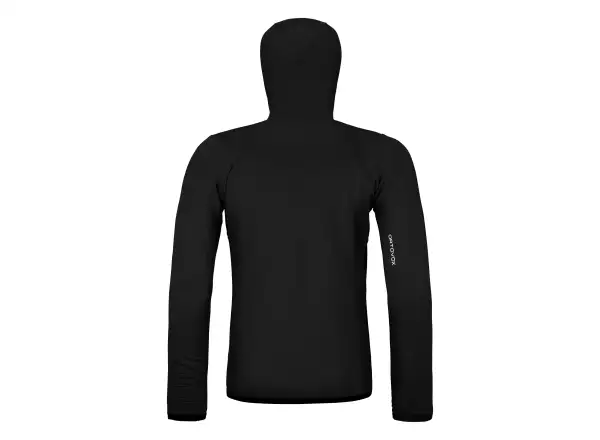 Ortovox Fleece Grid Hoody pánska mikina Black Raven