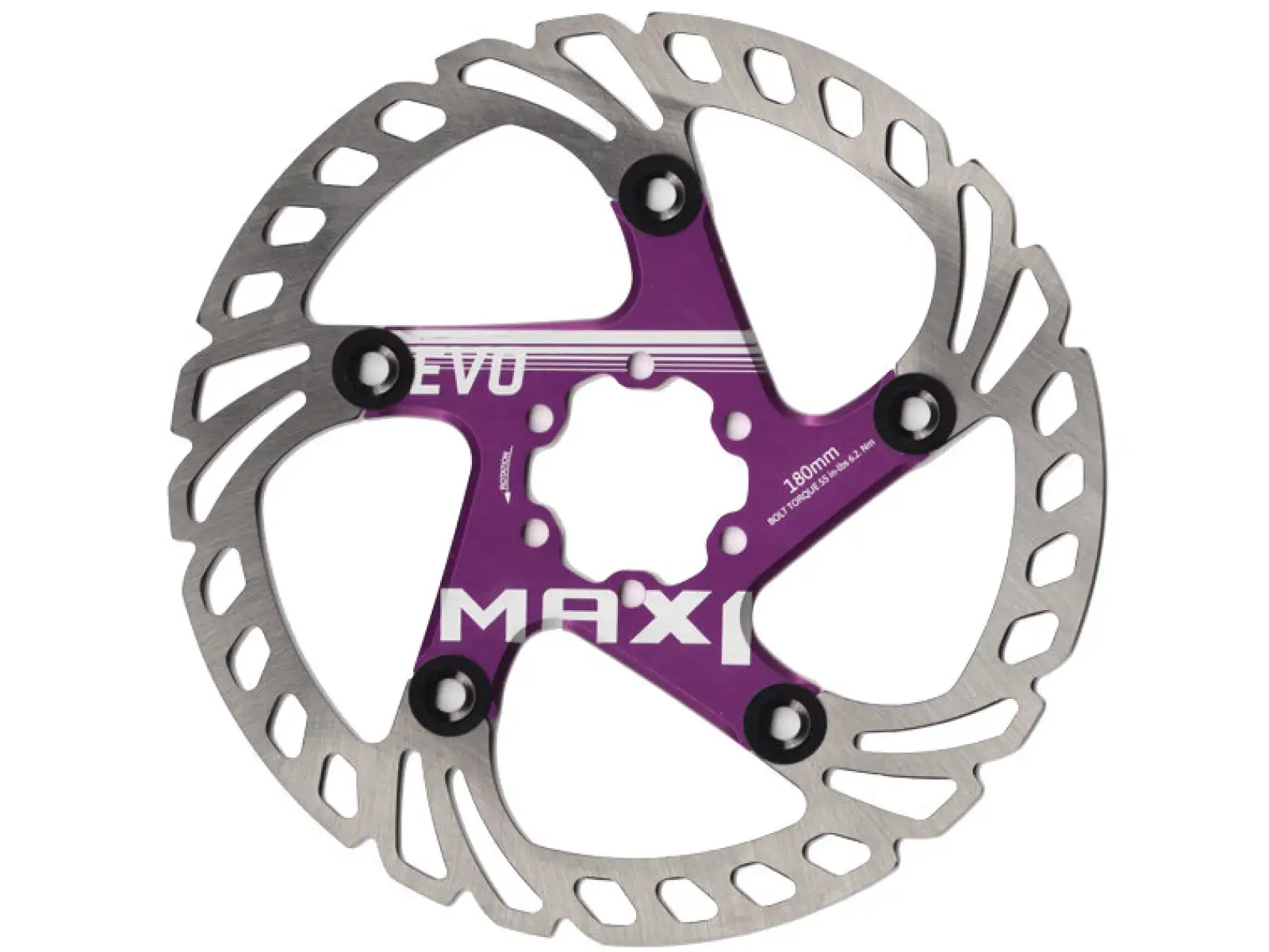 MAX1 Evo brzdový kotúč 180 mm fialový