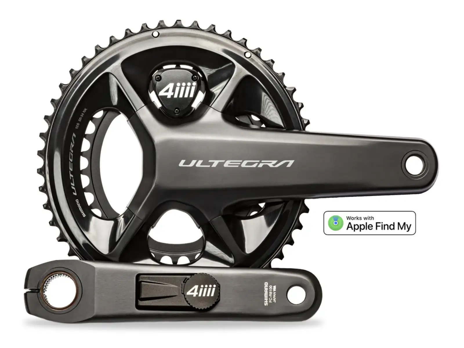 4iiii Shimano Ultegra FC-R8100 Precisio 3+ Pro Dual kľuky 2x12 52x36 zubov