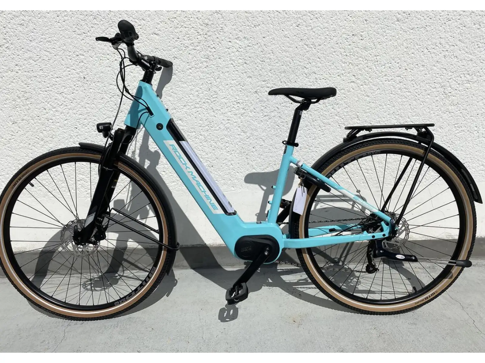Rock Machine Ebike CrossRide INT e425 Lady Gloss Mint/White krosový elektrobicykel