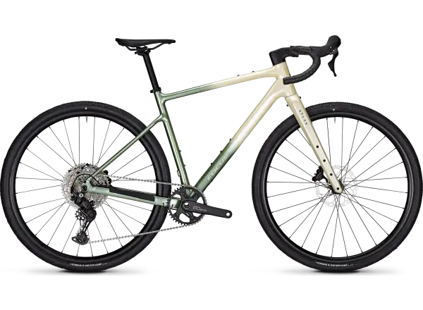 Focus Atlas 6.7 gravel bicykel Champagne/Mintgrey