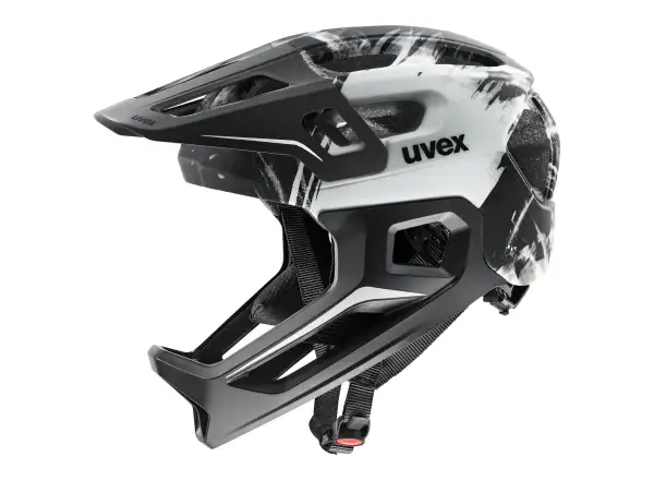 Uvex React JR Fullface MTB prilba White Matt