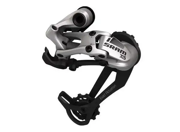 Sram X.5 prehadzovačka 9 sp. dlhé vedenie strieborná